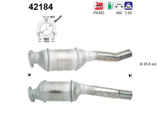 Catalytic Converter (42184)