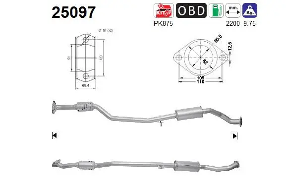 Catalytic Converter (25097)