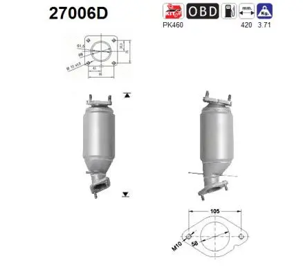 Catalytic Converter (27006D)