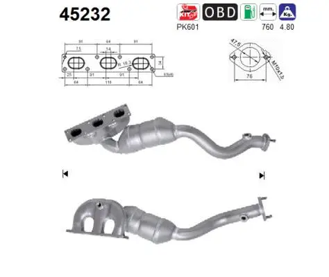 Catalytic Converter (45232)