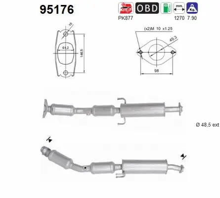 Catalytic Converter (95176)