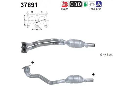 Catalytic Converter (37891)