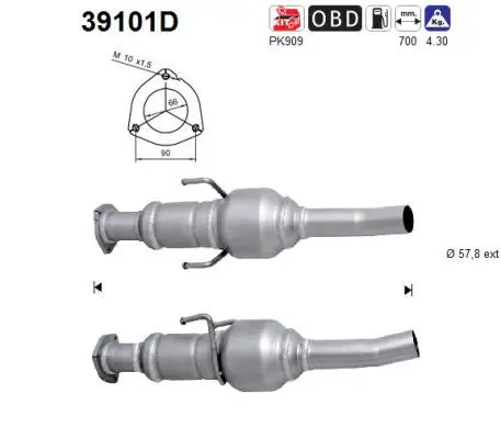 Catalytic Converter (39101D)