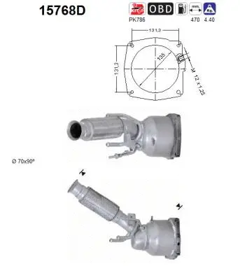 Catalytic Converter (15768D)