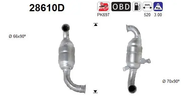 Catalytic Converter (28610D)