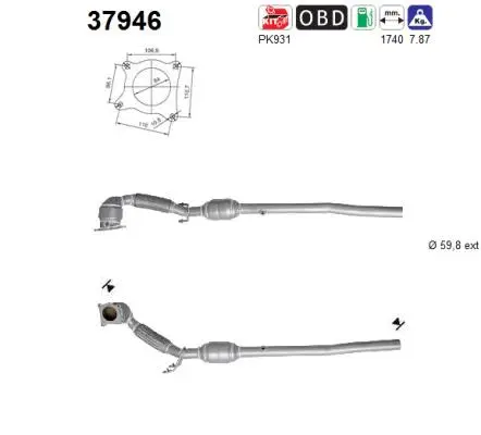 Catalytic Converter (37946)