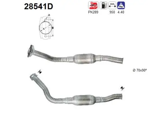 Catalytic Converter (28541D)