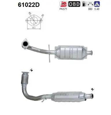 Catalytic Converter (61022D)