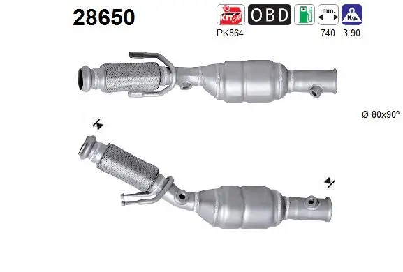 Catalytic Converter (28650)