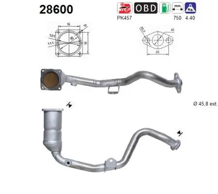 Catalytic Converter (28600)