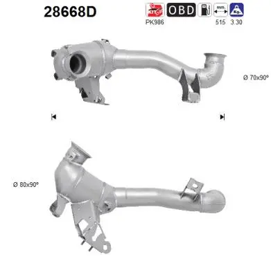Catalytic Converter (28668D)