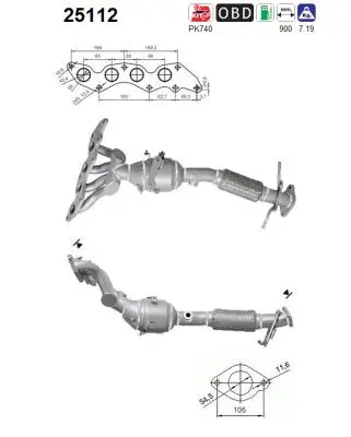Catalytic Converter (25112)