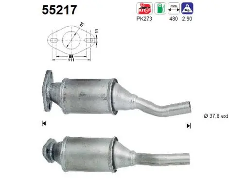 Catalytic Converter (55217)