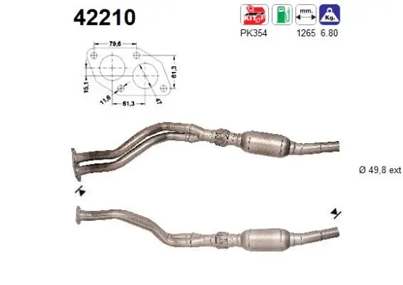 Catalytic Converter (42210)