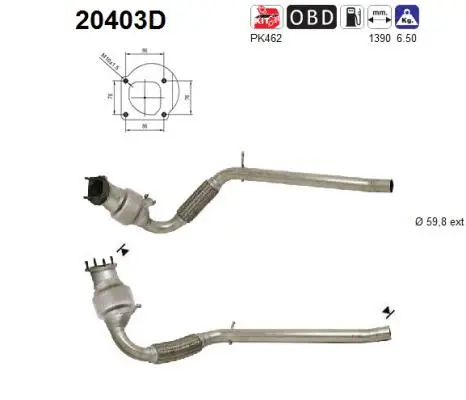 Catalytic Converter (20403D)
