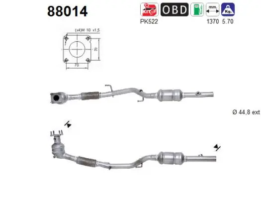 Catalytic Converter (88014)