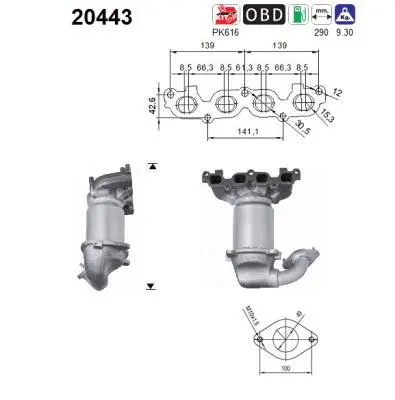 Catalytic Converter (20443)