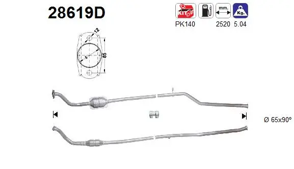 Catalytic Converter (28619D)