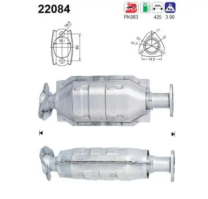 Catalytic Converter (22084)