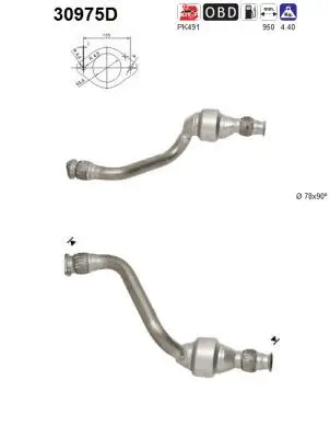 Catalytic Converter (30975D)