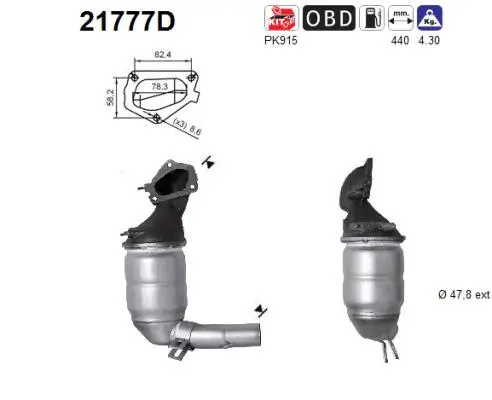 Catalytic Converter (21777D)