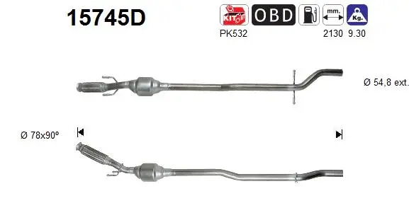 Catalytic Converter (15745D)