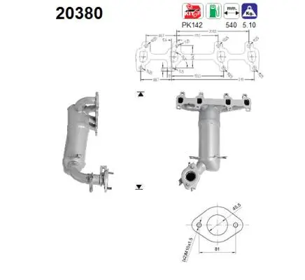Catalytic Converter (20380)