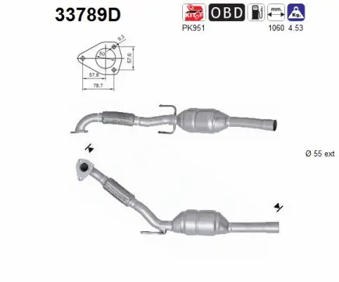 Catalytic Converter (33789D)