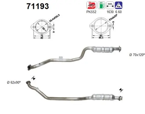 Catalytic Converter (71193)