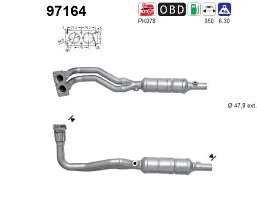 Catalytic Converter (97164)