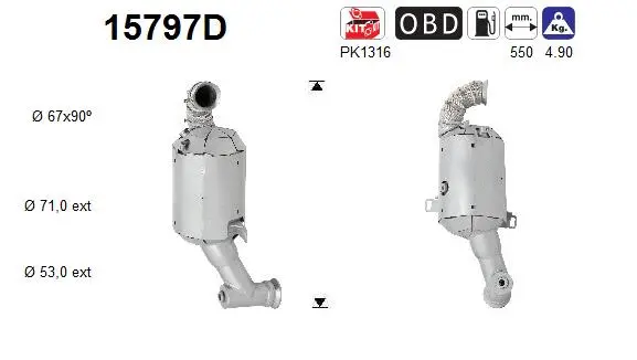 Catalytic Converter (15797D)