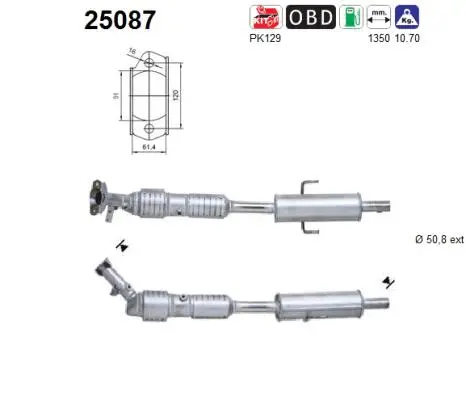 Catalytic Converter (25087)