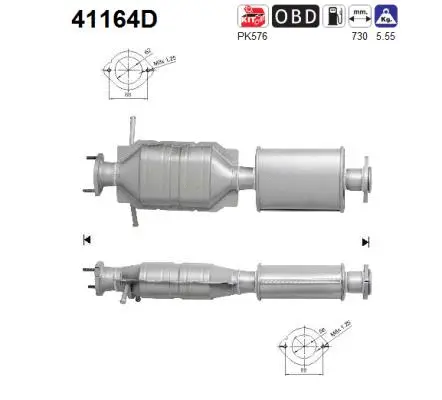 Catalytic Converter (41164D)