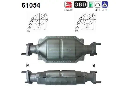 Catalytic Converter (61054)