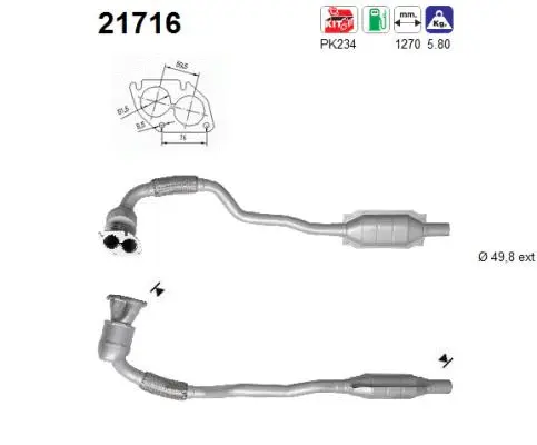 Catalytic Converter (21716)