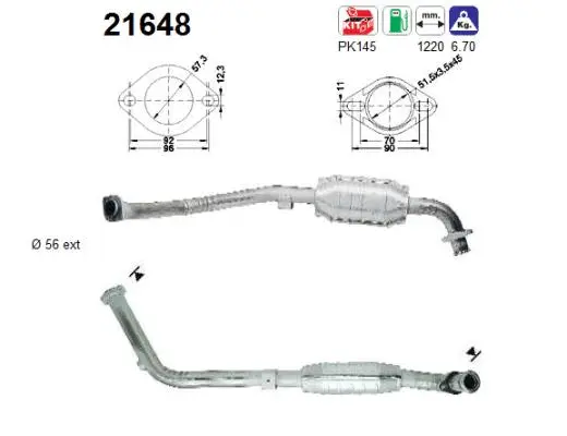 Catalytic Converter (21648)