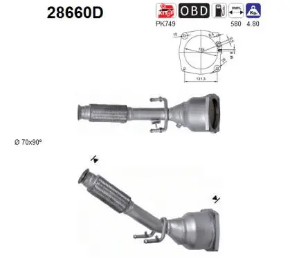 Catalytic Converter (28660D)