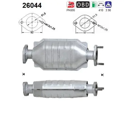 Catalytic Converter (26044)