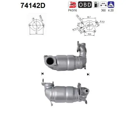 Catalytic Converter (74142D)