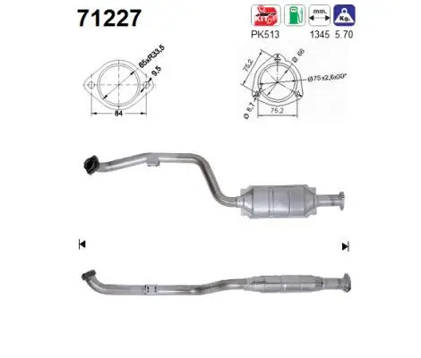 Catalytic Converter (71227)