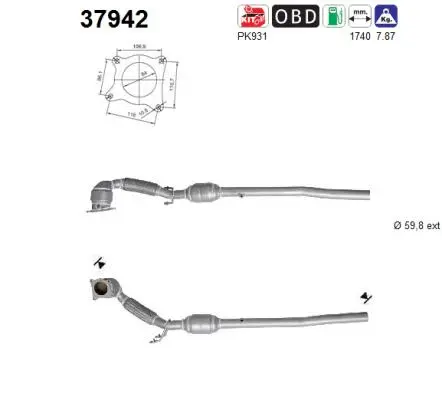 Catalytic Converter (37942)