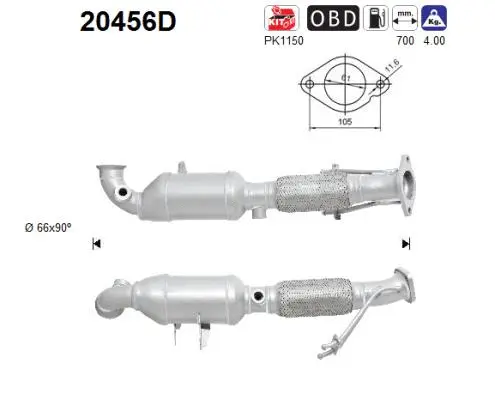 Catalytic Converter (20456D)