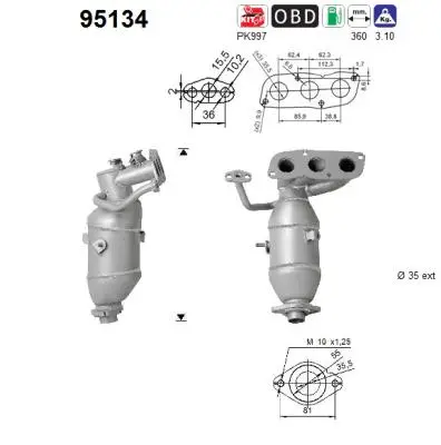 Catalytic Converter (95134)
