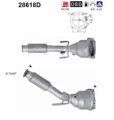 Catalytic Converter (28618D)