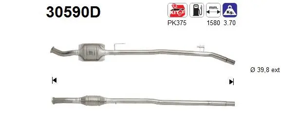 Catalytic Converter (30590D)