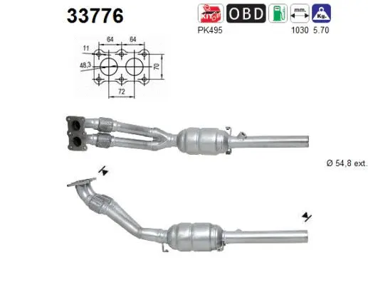 Catalytic Converter (33776)