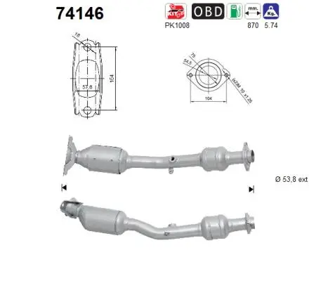 Catalytic Converter (74146)