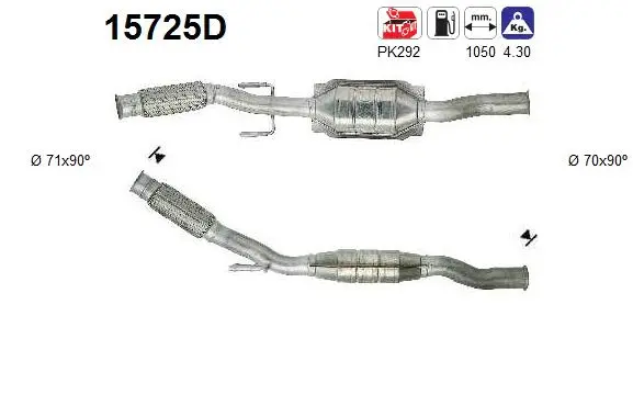 Catalytic Converter (15725D)