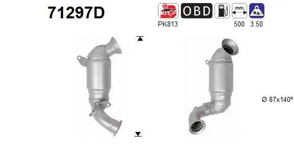 Catalytic Converter (71297D)