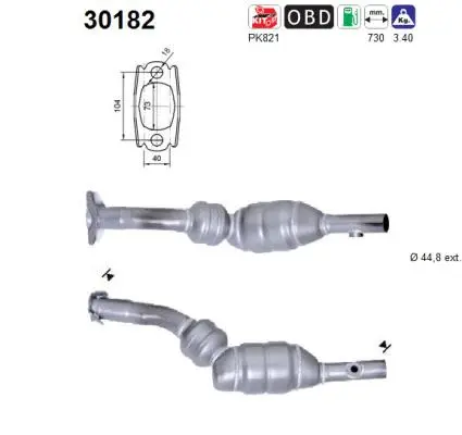 Catalytic Converter (30182)